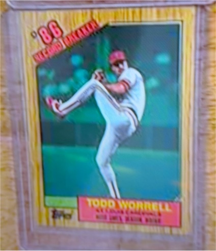 1986 Donruss #86 Todd Worrell — front