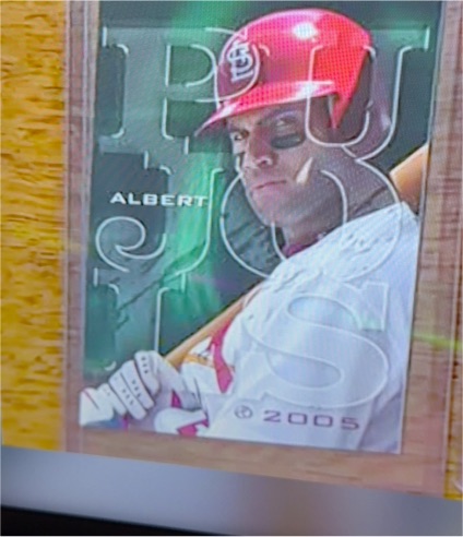 2005 Upper Deck Albert Pujols — front