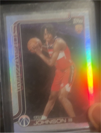 2025-26 Topps #206 Tre Johnson III — front