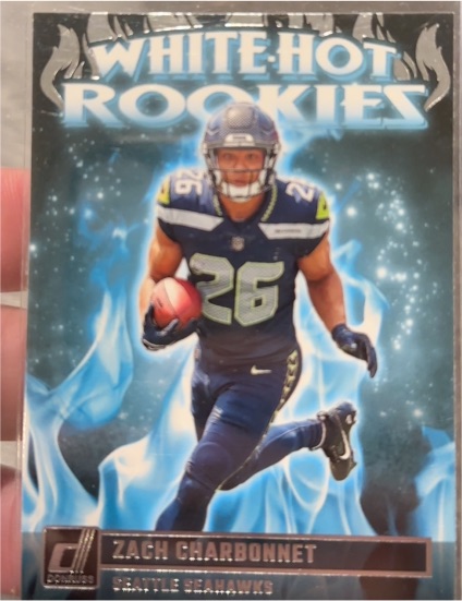 2023 Donruss #WHR-8 Zach Charbonnet White Hot Rookies — front