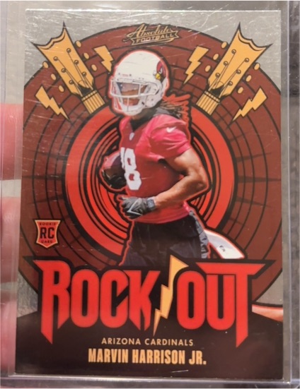 2024 Panini Absolute #RO-MHJ Marvin Harrison Jr. Rock Out — front