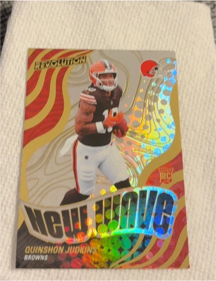 2025 Panini Revolution #13 Quinshon Judkins New Wave Rookie — front