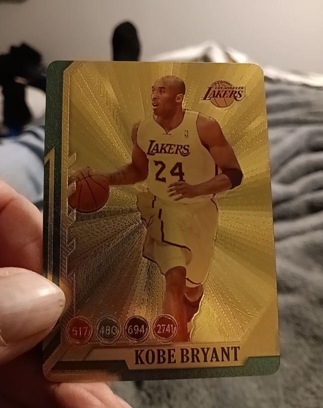2023 Pagems Kobe Bryant Gold Foil NBA All-Stars Game Card — front