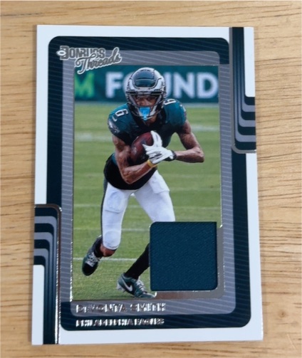 2025 Panini Donruss Threads #DTH-DSH DeVonta Smith — front