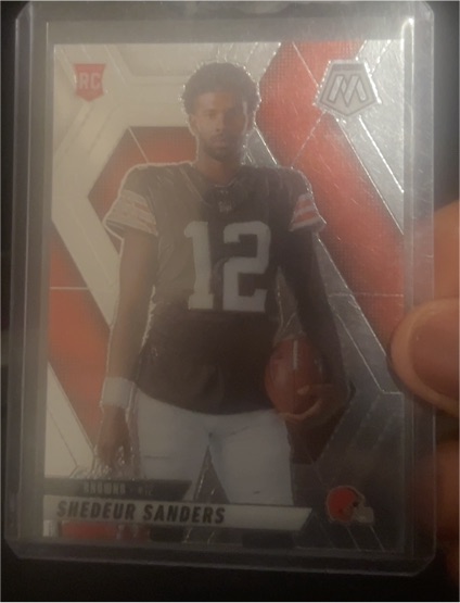 2025 Panini Mosaic #290 Shedeur Sanders Rookie Variation — front