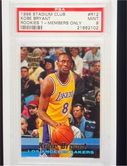 1996-97 Topps Stadium Club Rookies 1 #R12 Kobe Bryant — front