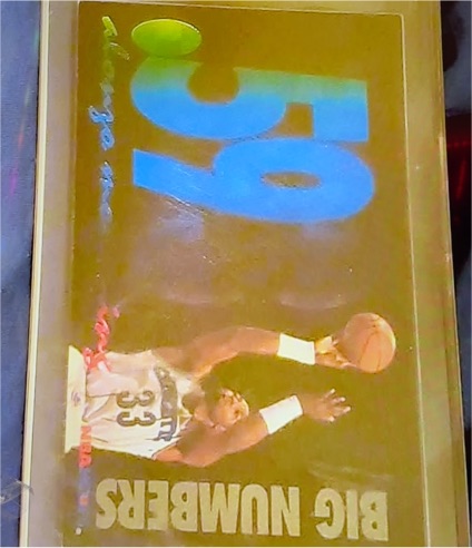 1994-95 Skybox Hoops Big Numbers #BN11 Alonzo Mourning — front