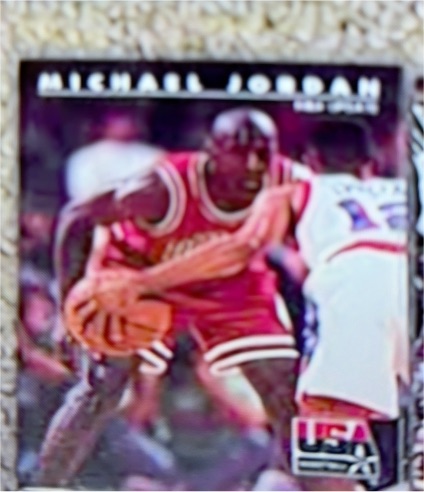 1992 SkyBox USA #37 Michael Jordan USA — front