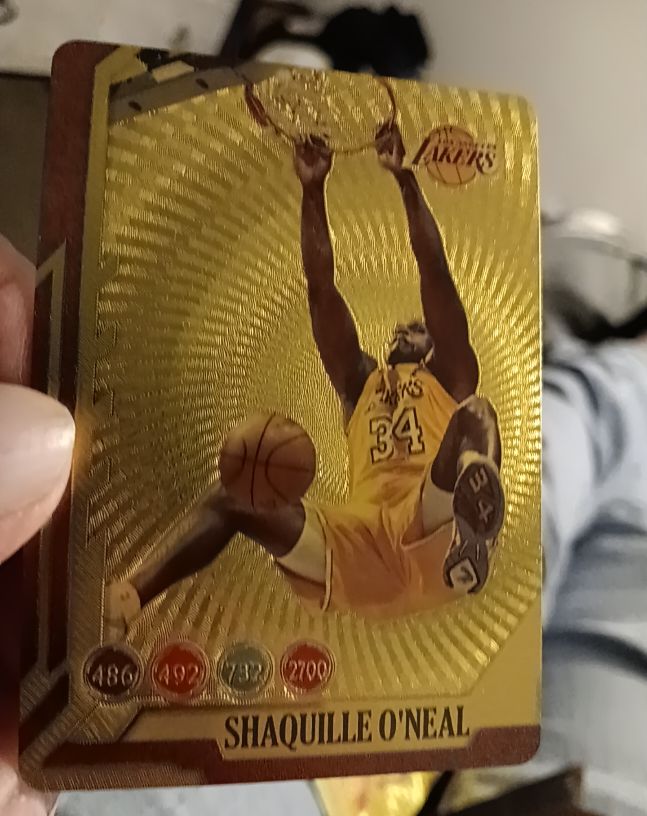2024 Shaquille O'Neal #486 Los Angeles Lakers — front