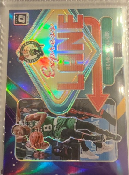 2020-21 Donruss Optic #23 Kemba Walker Express Lane — front
