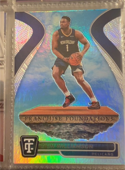2024-25 Panini Totally Certified #3 Zion Williamson Franchise Foundations — front