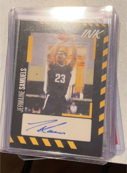 2023-24 Leaf Ink Signature Series Basketball #BA-JS1 Jermaine Samuels — front
