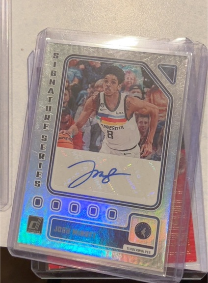 2023-24 Panini Donruss Signature Series #SSMIN Josh Minott — front