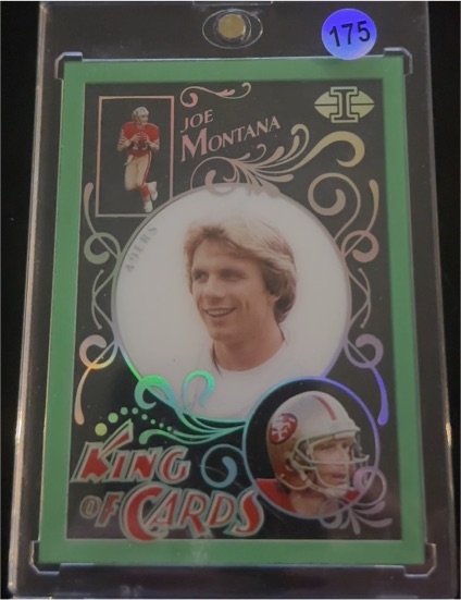 2021 Panini Illusions King of Cards #KC-16 Joe Montana — front