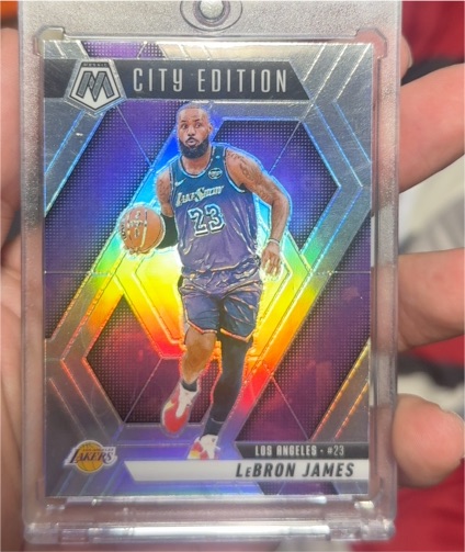 2024-25 Panini Mosaic #286 LeBron James City Edition — front