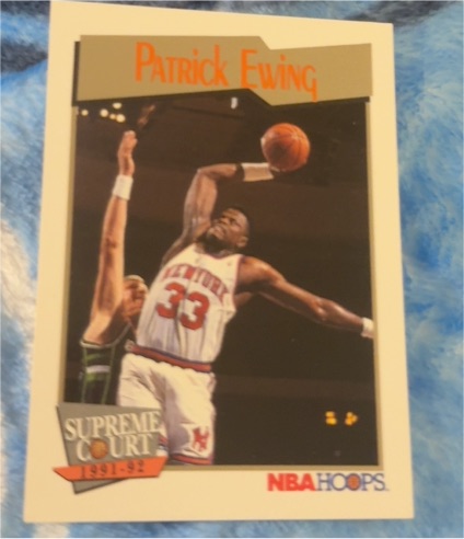 1991-92 NBA Hoops Supreme Court #483 Patrick Ewing — front