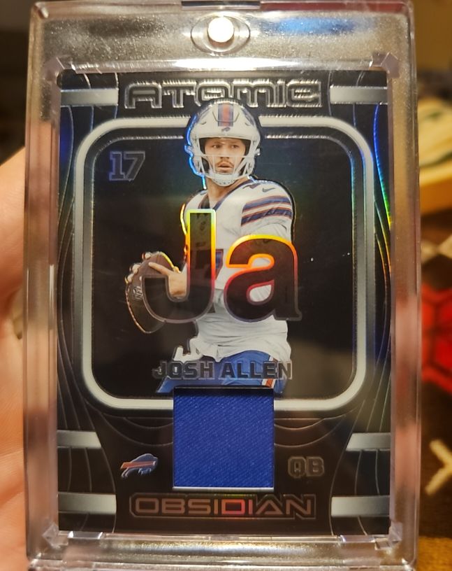 2023 Panini Obsidian Atomic Materials #AMA-JAL Josh Allen — front