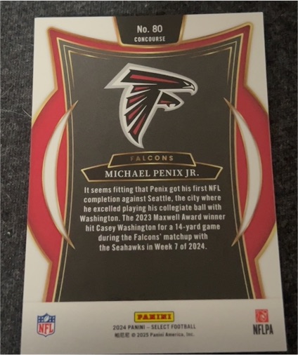 2024 Panini Select #80 Michael Penix Jr. — front