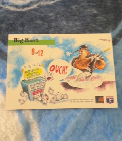 1990 Fleer Big Hurt #9 Frank Thomas — front