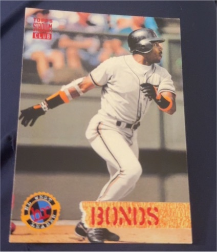 1994 Topps Stadium Club #532 Barry Bonds — front