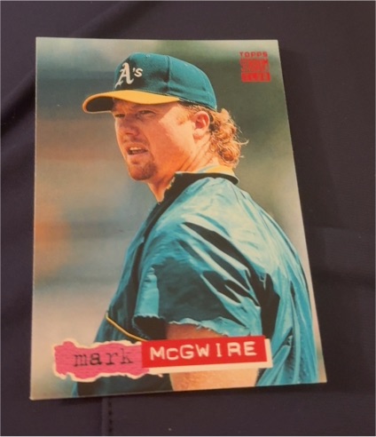 1994 Topps Stadium Club #358 Mark McGwire — front