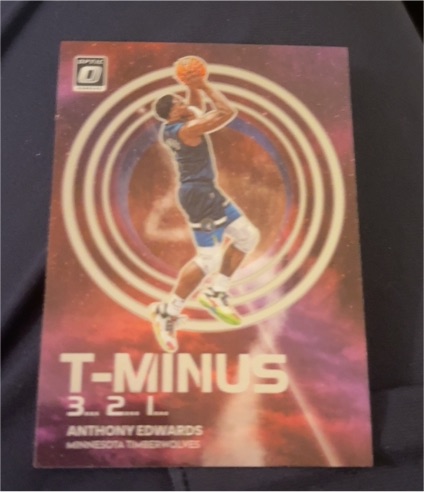 2022-23 Donruss Optic #11 Anthony Edwards T-Minus 3..2..1 — front