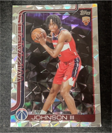 2025 Topps Basketball #206 Tre Johnson III — front