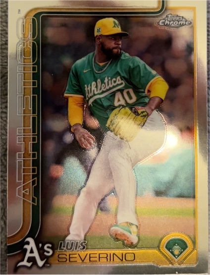 2025 Topps Chrome #241 Luis Severino — front
