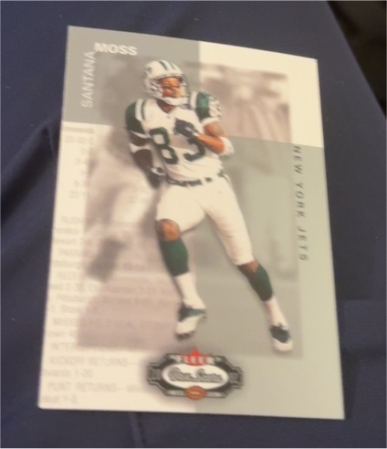 2002 Fleer Box Score #18 Santana Moss — front