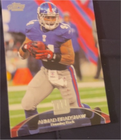 2011 Topps #111 Ahmad Bradshaw — front