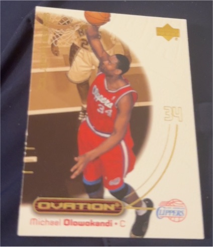 2000-01 Upper Deck Ovation #34 Michael Olowokandi — front
