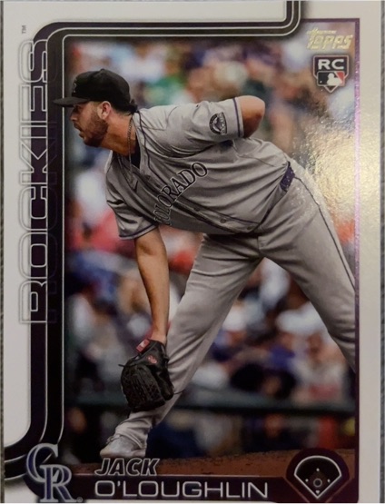 2025 Topps Update #US215 Jack O'Loughlin Colorado Rockies Rookie — front