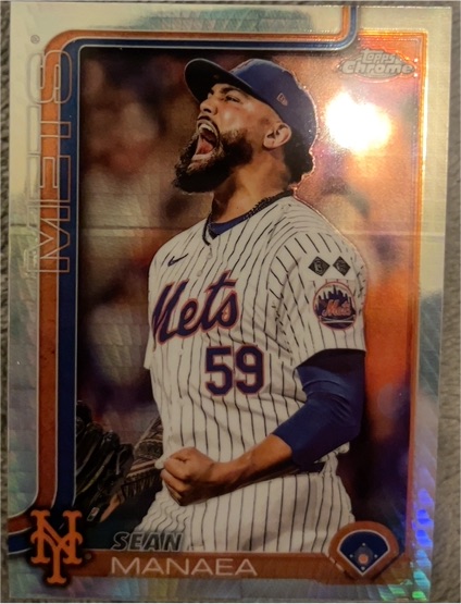 2025 Topps Chrome #287 Sean Manaea — front