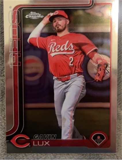 2025 Topps Chrome #237 Gavin Lux — front