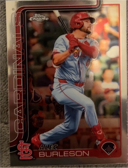 2025 Topps Chrome #281 Alec Burleson — front
