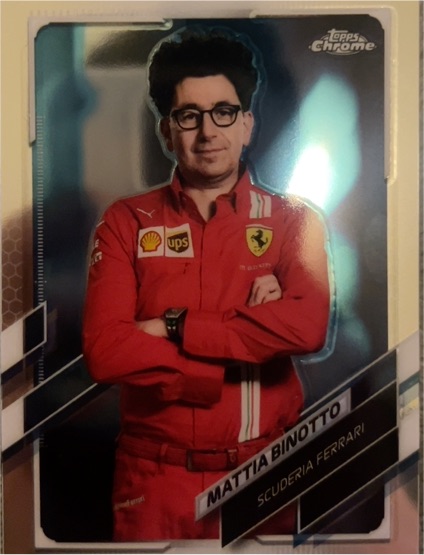 2021 Topps Chrome Formula 1 #83 Mattia Binotto — front
