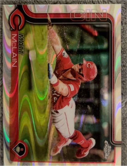 2025 Topps Chrome #278 Matt McLain — front