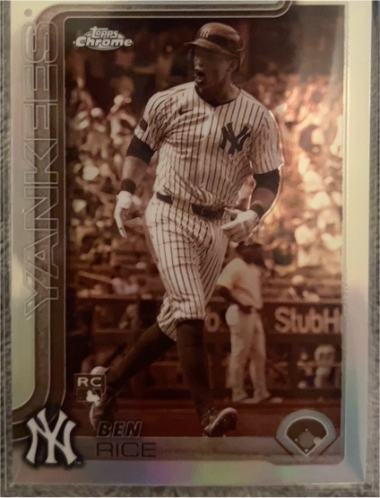 2025 Topps Chrome #139 Ben Rice — front