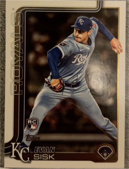 2025 Topps Update #US176 Evan Sisk — front