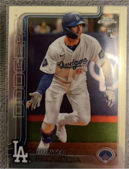 2025 Topps Chrome #288 Hunter Feduccia — front