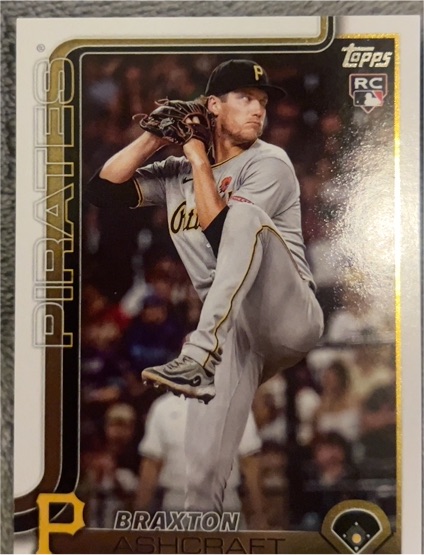 2025 Topps Update #US32 Braxton Ashcraft — front