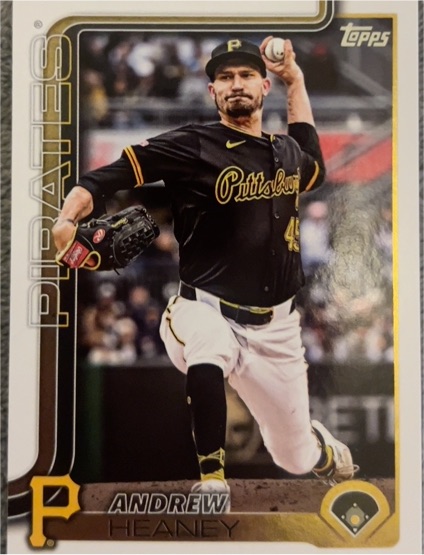 2025 Topps Update #US299 Andrew Heaney — front