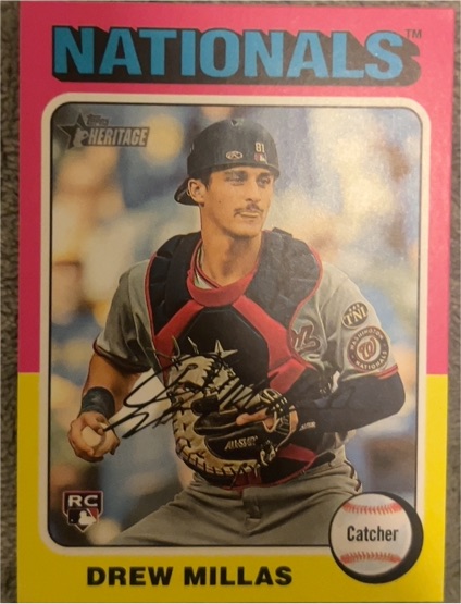 2024 Topps Heritage #613 Drew Millas — front