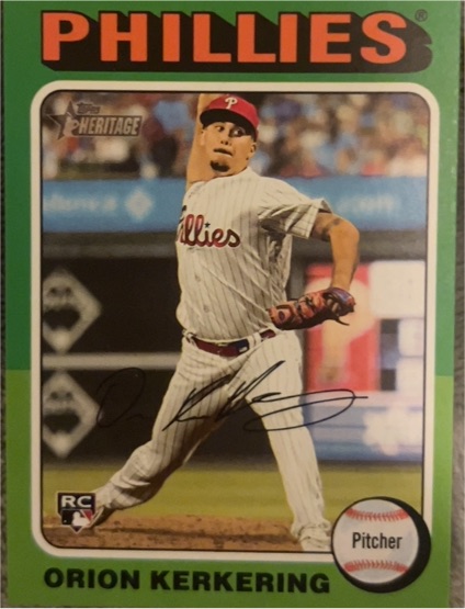 2024 Topps Heritage #669 Orion Kerkering — front