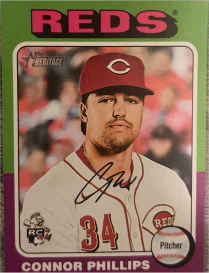 2024 Topps Heritage #674 Connor Phillips — front
