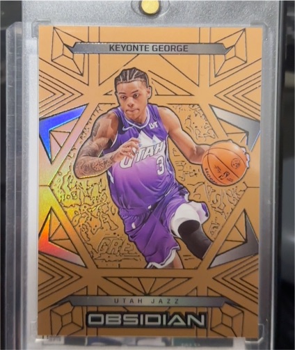 2024-25 Panini Obsidian Keyonte George Utah Jazz — front