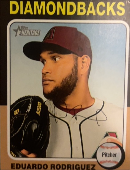 2024 Topps Heritage #580 Eduardo Rodriguez — front