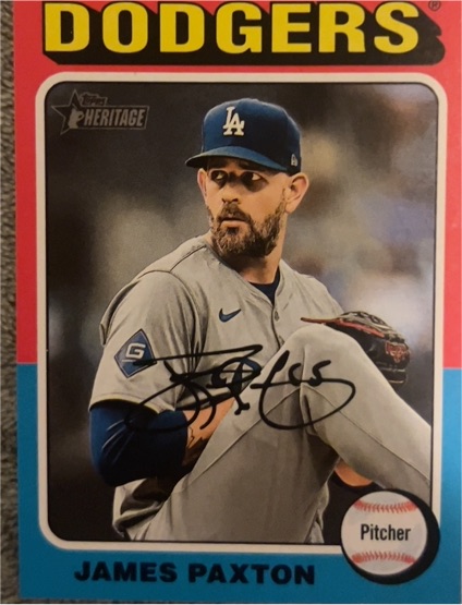 2024 Topps Heritage High Number #610 James Paxton — front