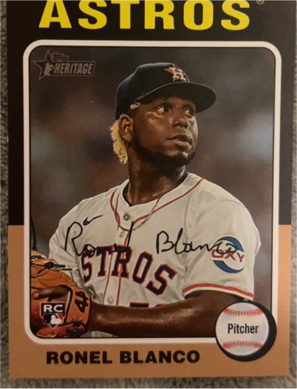 2024 Topps Heritage #612 Ronel Blanco — front