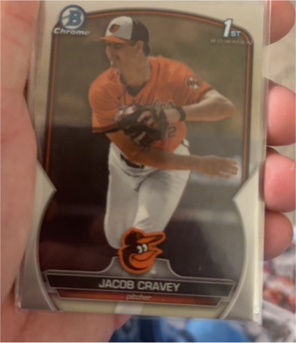 2023 Bowman Chrome #BDC-189 Jacob Cravey — front